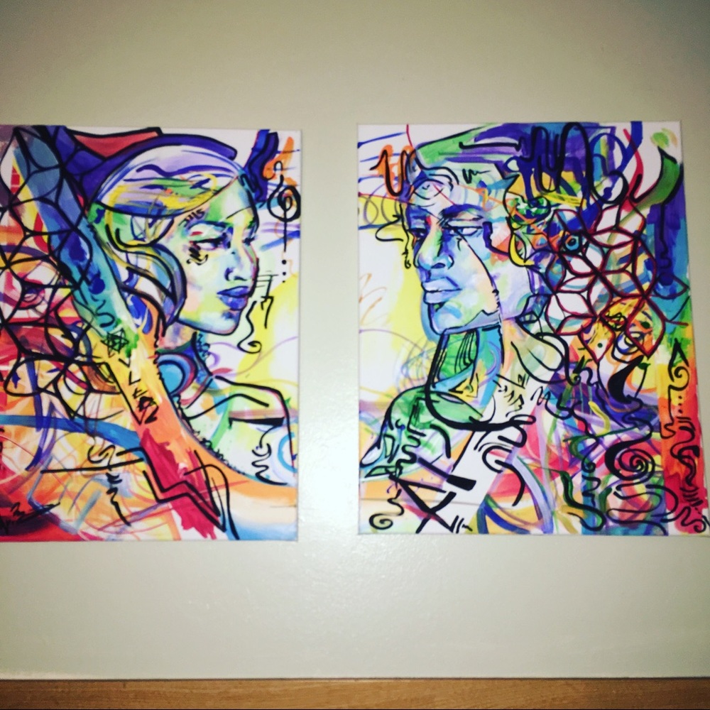 Chakra cleansing painting